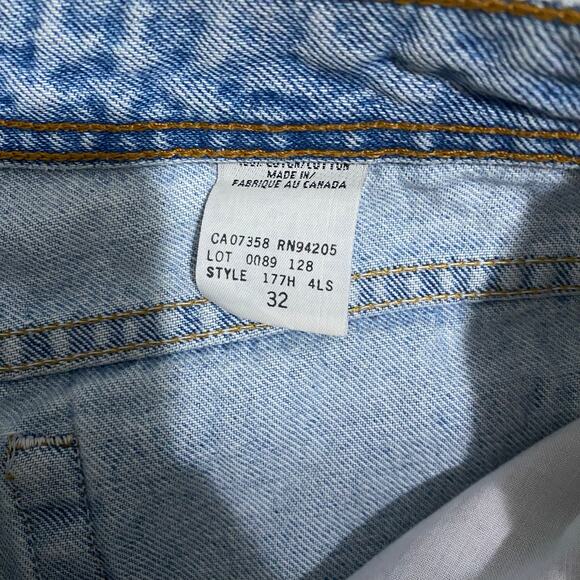 Vintage 90s Hollywood The Jean People Cropped Jeans Womens Size 32 Colorful* - Picture 9 of 13